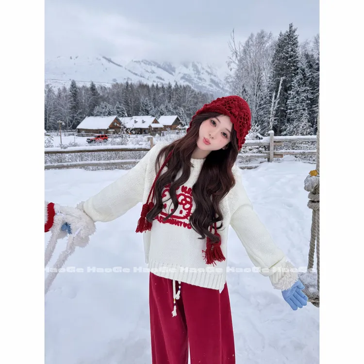 浩哥严选●毛衣预HGD5MY5360A百搭保暖圆领秋冬日常套头时尚减龄款