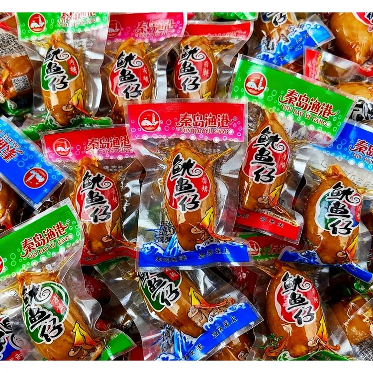带籽鱿鱼仔开袋即食海鲜零食多口味墨鱼仔