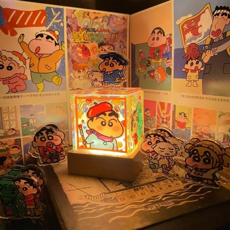 【利灵】蜡笔小新DIY材料包ins风装饰摆件温馨小礼物