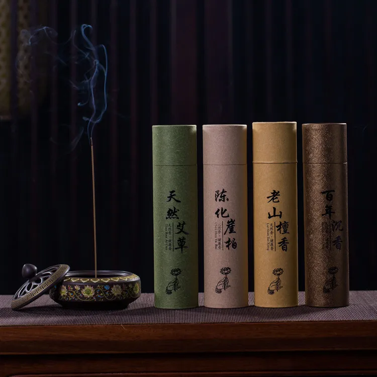400支百年沉香线香爆款艾草驱蚊熏香室内线香