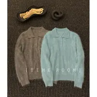 2025秋冬新品百搭全羊毛拉毛POLO领毛衣