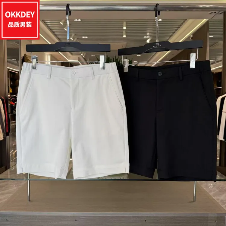 潮流男士休闲短裤高级感轻奢男装夏季新款直筒裤子时尚百搭五分裤