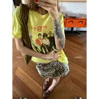 THREE GOOOD/三吉 早古韩女 豹纹印花短半裙时髦百搭Y725G10327