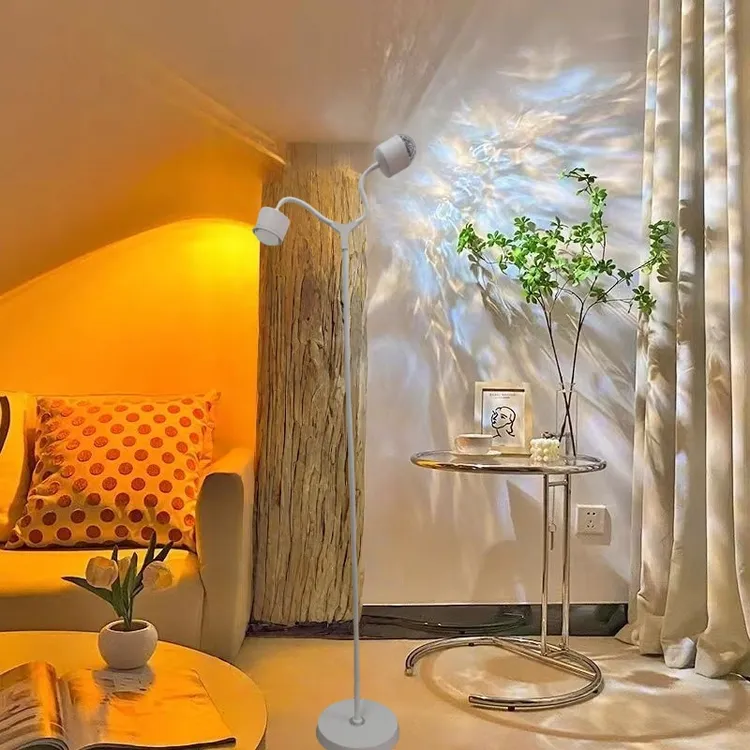 【得主播手稿】曼雅直播间氛围灯2025新款双头水波纹夕阳红直播灯