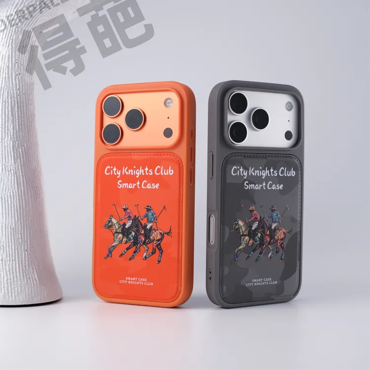 得葩骑士个性素皮苹果17promax手机壳iphone16软边防摔保护15/14