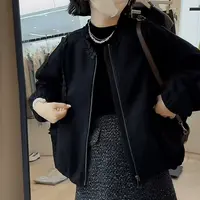 85557韩系【花边外套】减龄百搭外套2025秋季新款外套