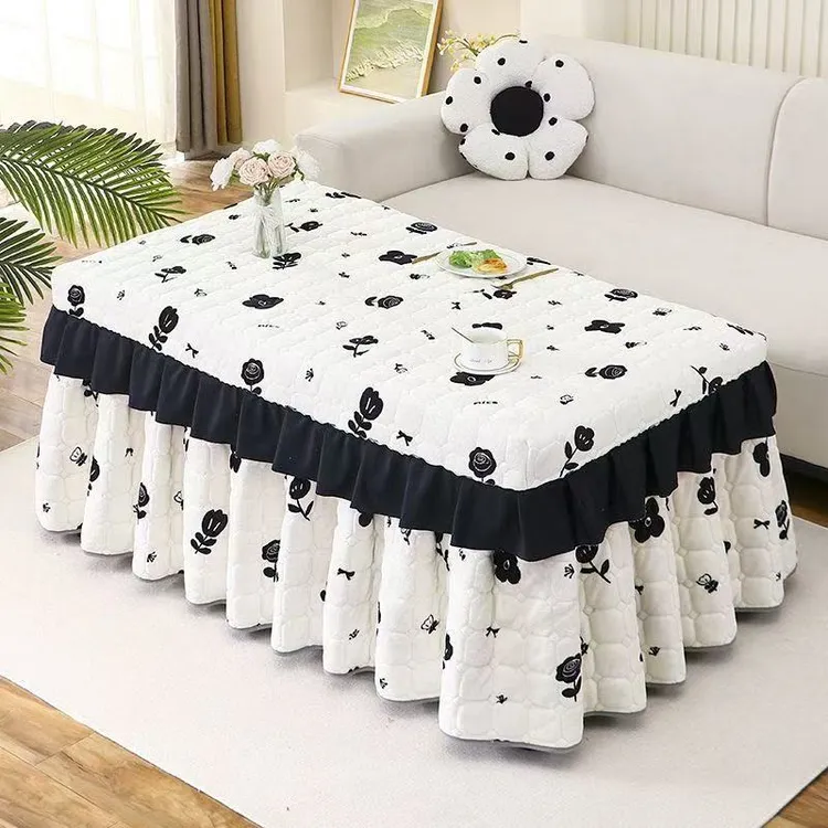 高级电烤炉桌子取暖桌套火炉桌罩加厚烤火被罩加厚80x80烤火桌罩