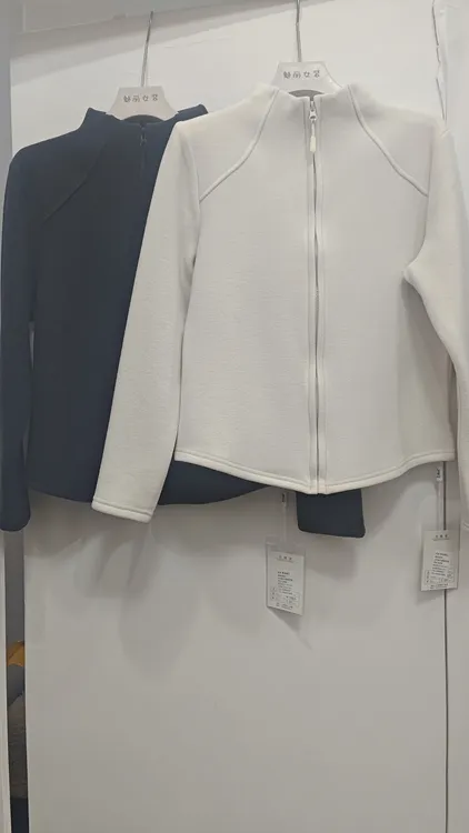 时尚加绒加厚女装拉链打底