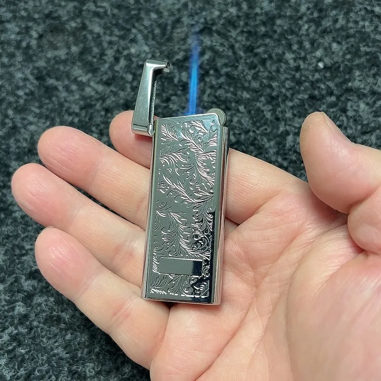 薄款充气打火机 经典砂轮充气打火机 直冲火焰打火机 包邮