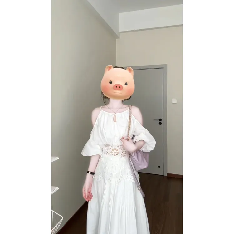 法式轻奢白色上衣女夏季新款设计感蕾丝半身裙套装小香风绝美长裙