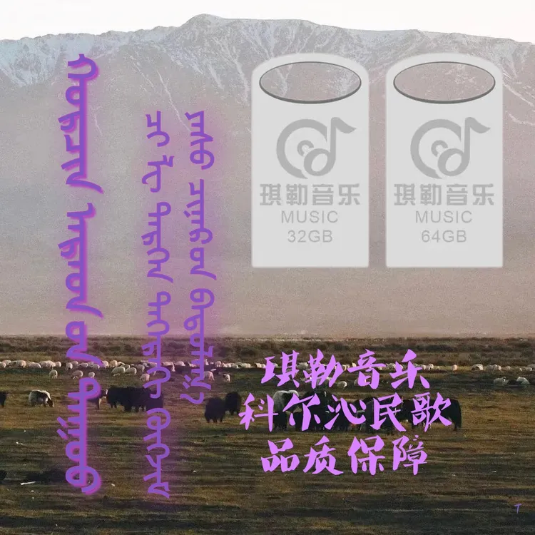 科尔沁民歌U盘蒙语歌曲优盘车载u盘蒙古民歌 蒙古语歌曲车用优盘