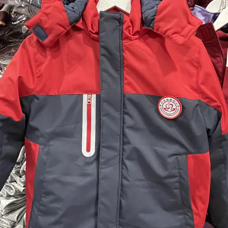 青州校服王母宫小学冬季加厚棉服加绒保暖棉袄男女学生外套
