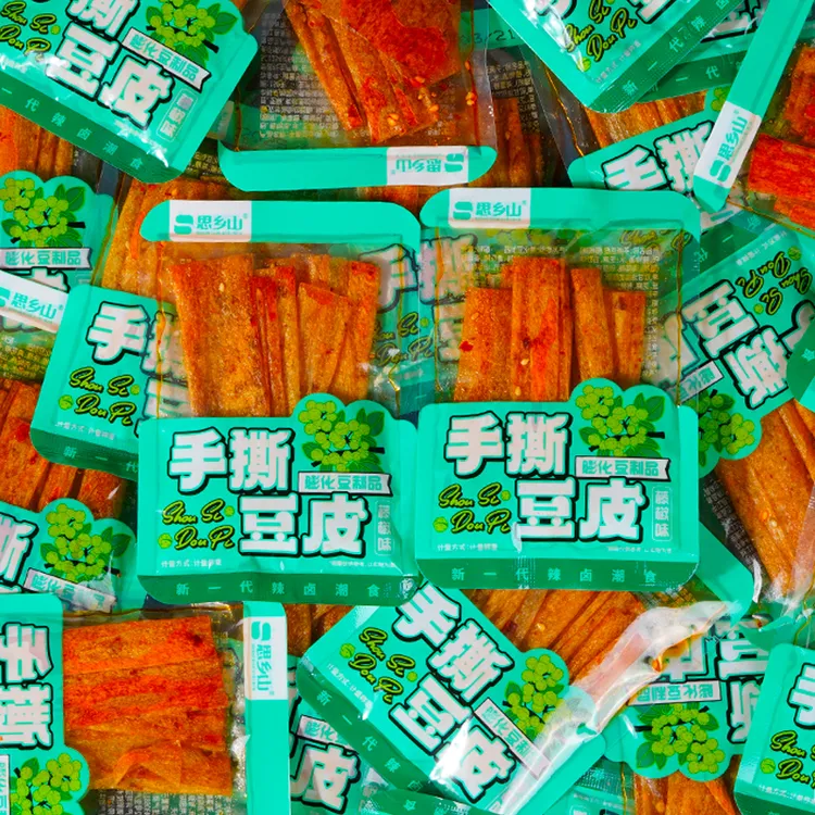 豆有味手撕豆皮藤椒办公室香辣豆卷湖南特产味解馋零食小吃休闲r