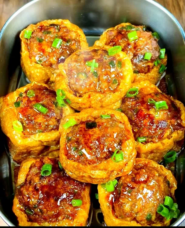 广东河源正宗草包酿豆腐冷冻发货加热即食