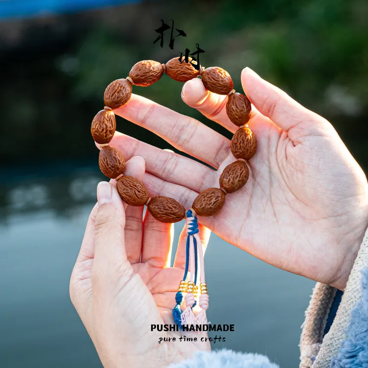 【小蜜枣】橄榄核仿生雕刻 树王料爆红大枣手串