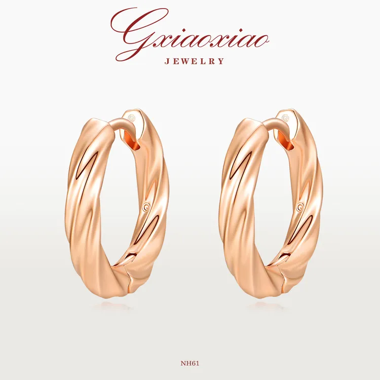 G XIAOXIAO 【尼河日照】 时尚高級感简约百搭耳环 NH61新年礼物