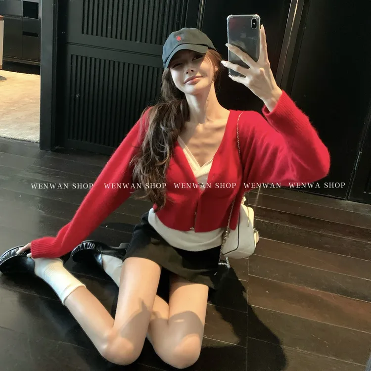 双十一狂欢价！【丘比特爱神～】显白百搭显瘦针织开衫