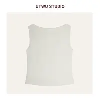 小敏「邂逅米兰」欧阳娜娜同款 天橪100%亚麻收腰背心24CZ001