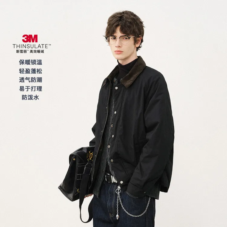 【棉服】714street防水猎装夹克秋冬3M新雪丽暖绒巴恩风外套521765