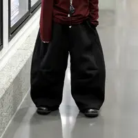 【现货】Jimmy妈童装 宽松不拖沓 冬季儿童夹棉呢裤弯刀裤休闲裤