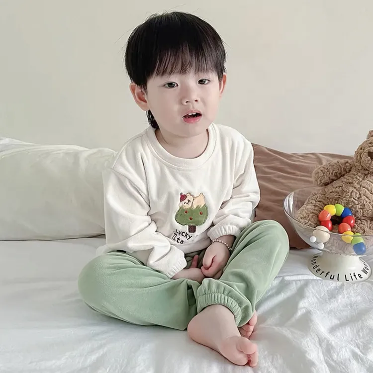 宝宝保暖内衣套装儿童秋冬衣服新款男女童秋季睡衣婴儿加厚秋衣裤
