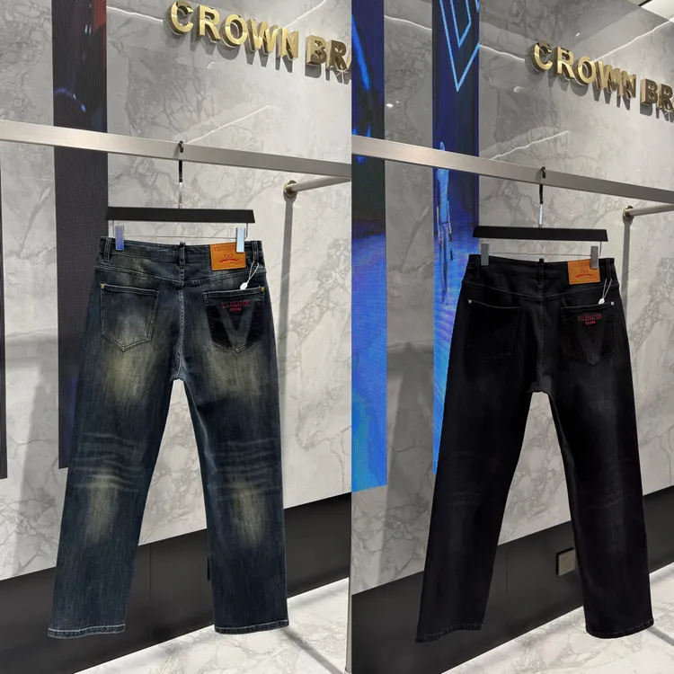 【皇冠】名店25秋冬新款直筒微宽松版牛仔裤968110