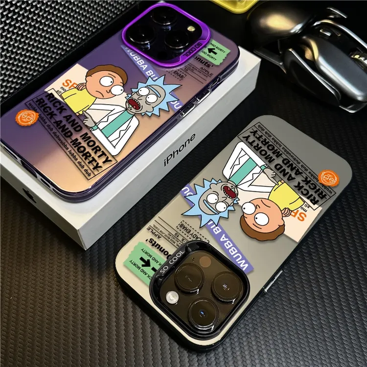 适用苹果17promax手机壳iPhone16硅胶15plus保护套14瑞克莫蒂13新