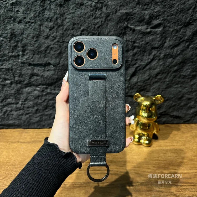 适用于苹果17ProMax手机壳17pro手腕带指环iPhone17网红Air个性