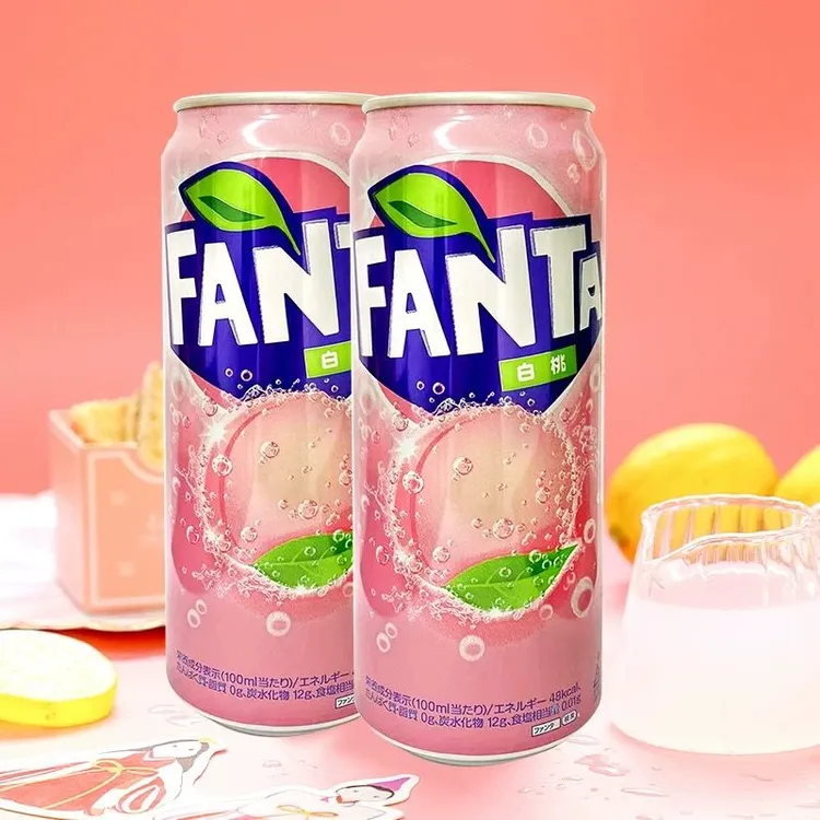 【26.11月到期】可口可乐日本进口芬达FANTA橙味汽水碳酸饮料500ml