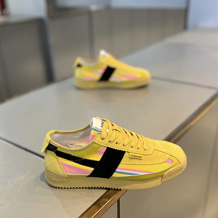 春秋新款亚麻布面透气阿甘鞋软底时尚休闲鞋百搭轻便运动男鞋