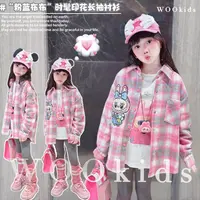 WOOkids8【粉蓝布布】亲子童装设计师高定衬衫外套 W25080601