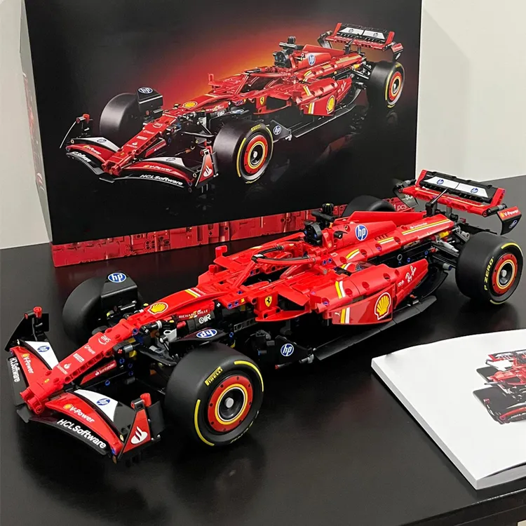 2025年机械组新品法拉F1赛车SF-24积木利42207男孩子拼装玩具礼物