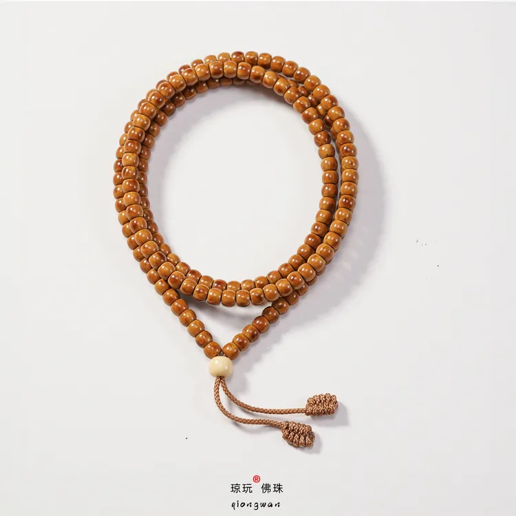 文玩天然紫金鼠实心籽鼠尖直切手串手链迷你尺寸佛牌锁骨链菩提子