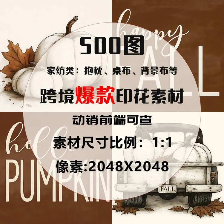 跨境电商爆款印花素材适用于亚马逊,temu,希音等跨境平台(五)