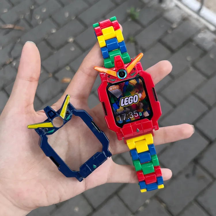 【高达积木】适用小天才z11儿童电话手表表带z10/z9/z8树脂表带夏天