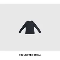 YOUNG FREE OCEAN2025秋款 小半领弹力收身T恤X75113