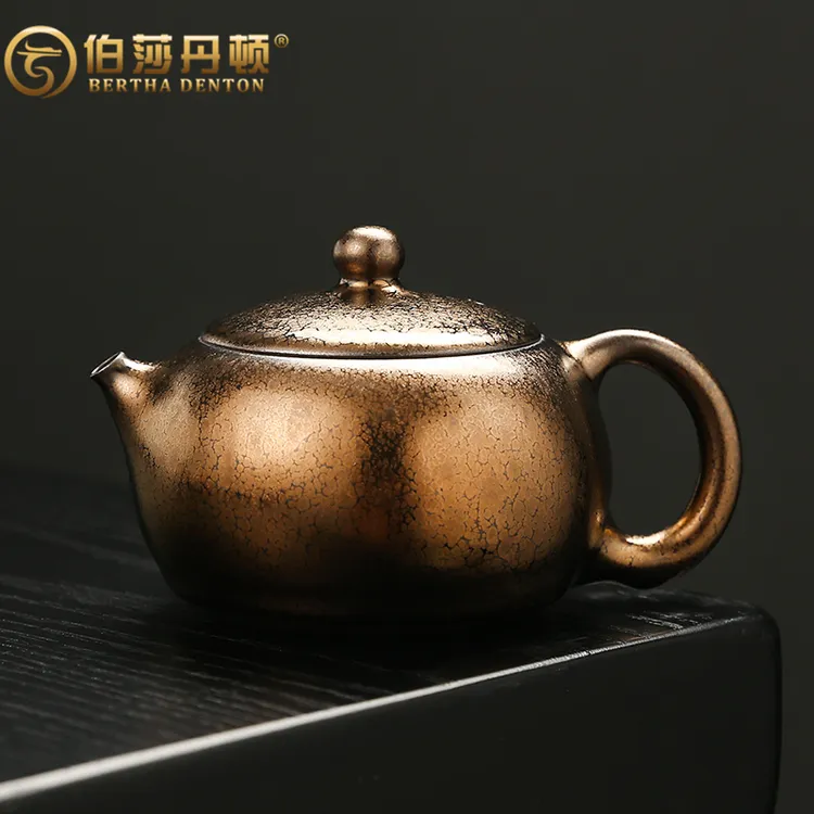 BERTHA DENTON/伯莎丹顿金油滴建盏西施壶粗陶天目壶礼盒功夫茶具