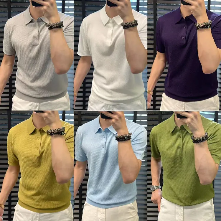 東• 夏季男士POLO衫透气简约短袖 200