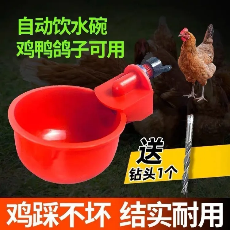 鸡鸭鹅喂水器家禽饮水神器吸水管设计