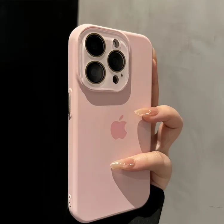 液态硅胶全包镜头适用苹果16promax手机壳男女iPhone15极简14个性