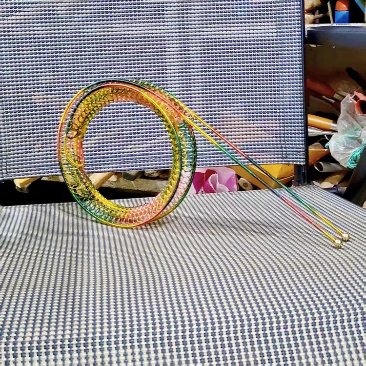 传统纯手工编织七彩山鸡茶花鸡护卷腰卷五金彩色电线家用户外时尚