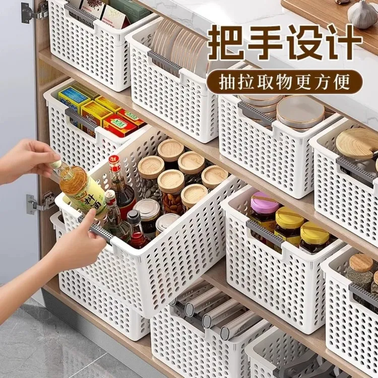 杂物衣物收纳盒收纳筐杂物家用零食玩具货架置物宿舍桌面书本整理