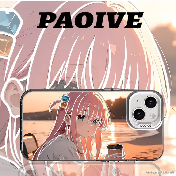 波奇酱创意适用苹果华为vivoiPhone小米三星防摔彩银手机壳