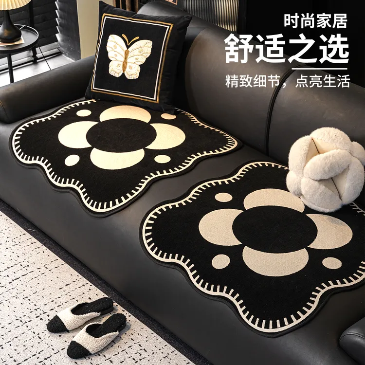 麦颜2025新款单人沙发垫单片分体式四季通用高级感皮沙发专用坐垫