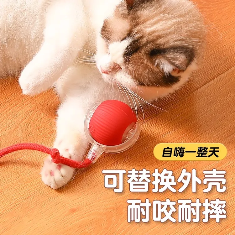 猫玩具自动逗猫球自嗨解闷神器智能避障球猫猫互动逗猫棒猫咪用品