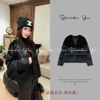 Davida Yu【八旦母】冬季水貂鹅绒外套原创保暖百搭鹅绒服2025005J