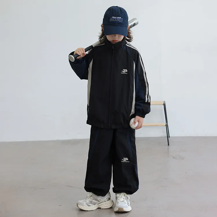 儿童装男童套装秋装2025新款衣服春秋款秋季休闲中大童男孩外套潮