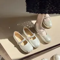 秋休闲款法式女新款百搭软底豆豆鞋单鞋9155