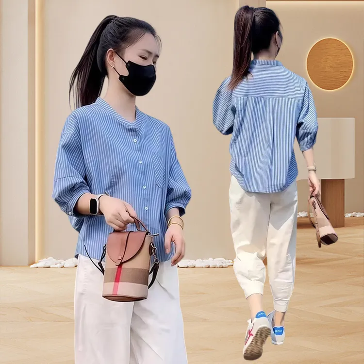 韩版盐系穿搭女装2025年款套装文艺风女装夏装套装2025新款爆款