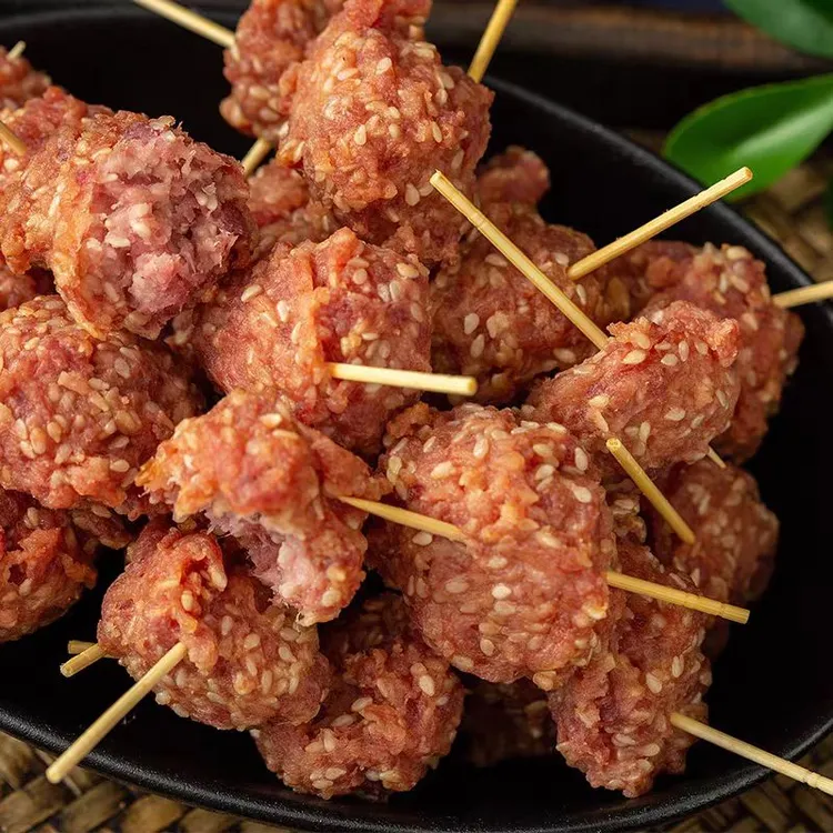 （包邮）哈尔滨商委牙签肉（棒肉）软嫩可口油炸散装食品